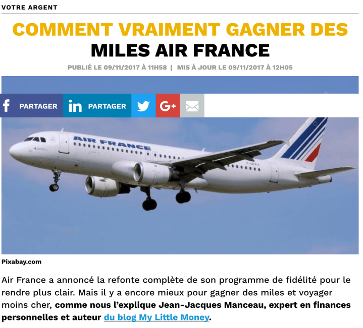 Comment vraiment gagner des miles Air France