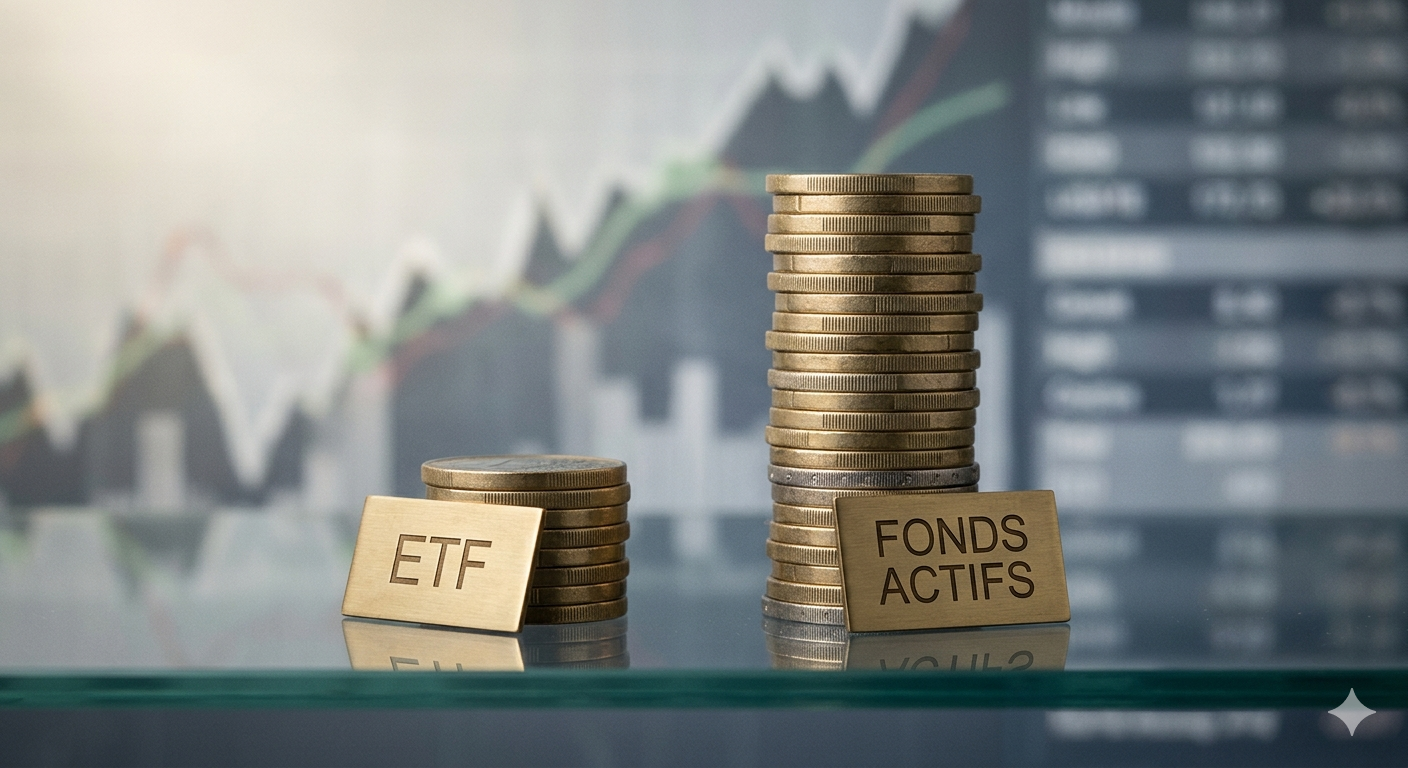 Frais des placements financiers : les ETF creusent encore l&rsquo;écart